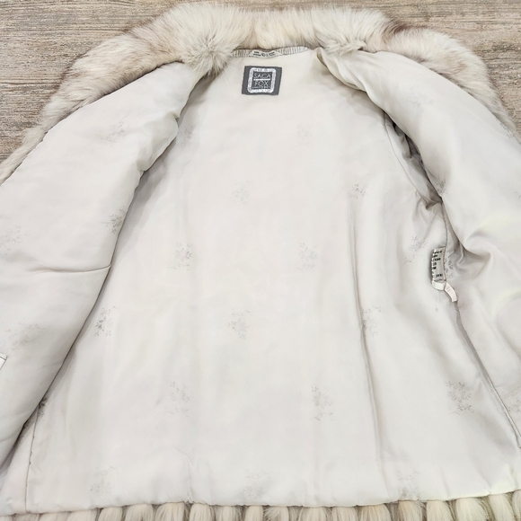 SAGA FOX BLUE FOX FUR BY WILSON,WOMEN'S LARGE - Picture 7 of 16